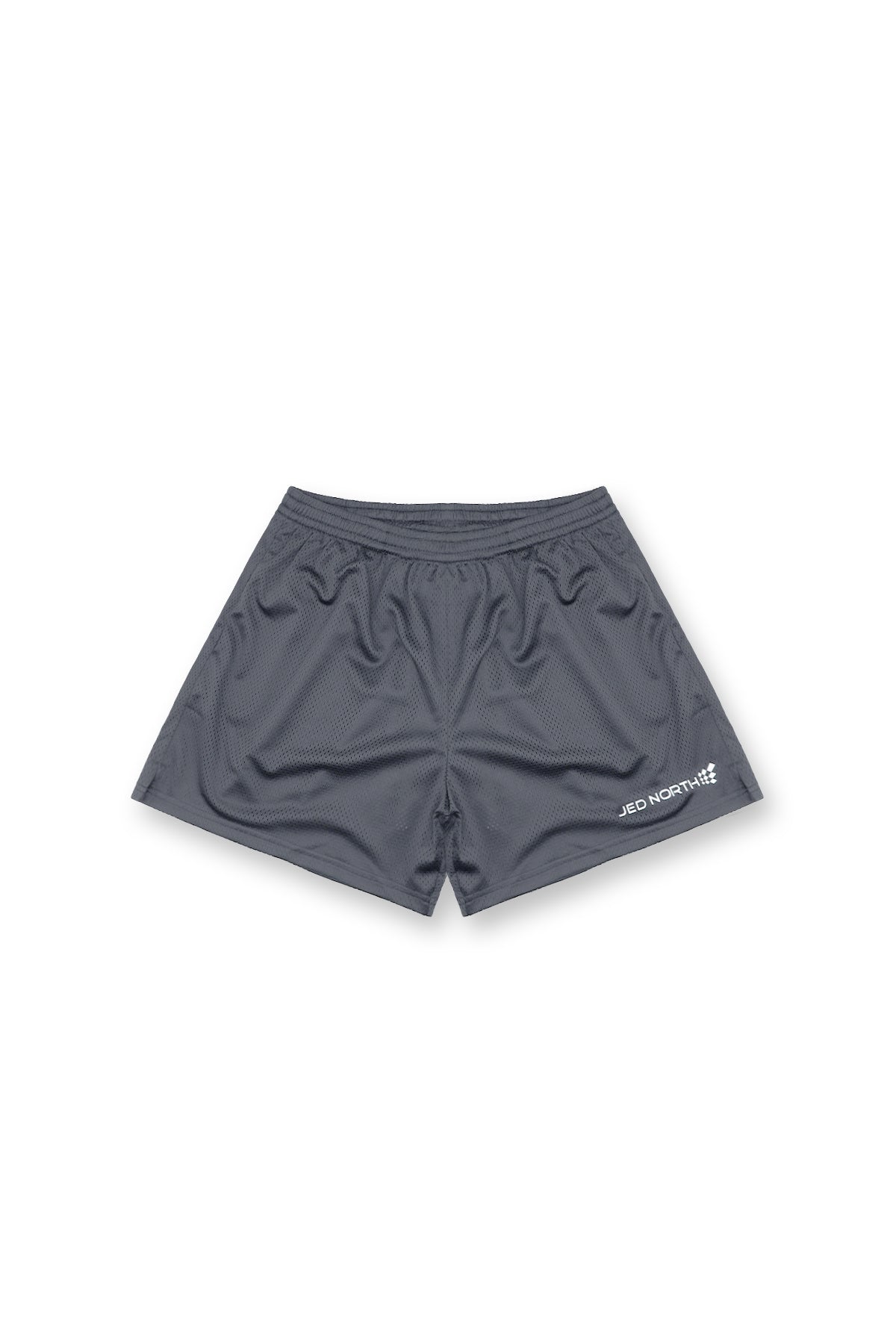 5" Double Layer Mesh Basketball Shorts - Storm Gray