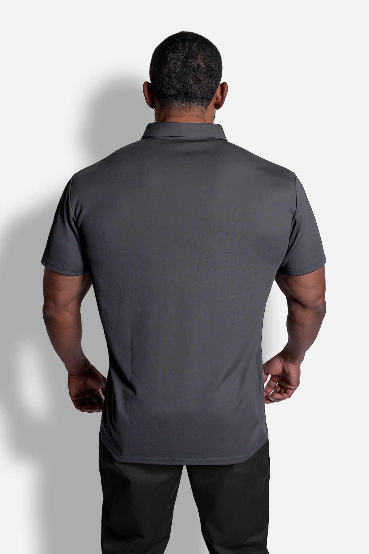 Fast-Dry Polo T-Shirt - Dark Gray