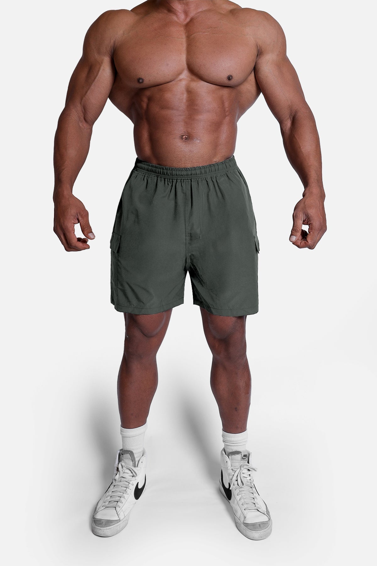 Trek 4.5" Cargo Shorts - Dark Olive