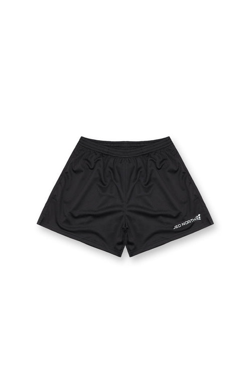 5" Double Layer Mesh Basketball Shorts - Black