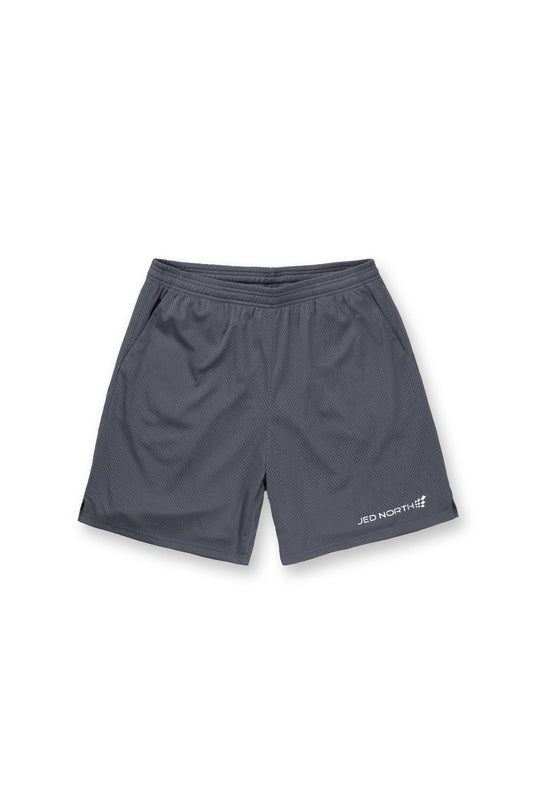 11" Double Layer Mesh Basketball Shorts - Storm Gray