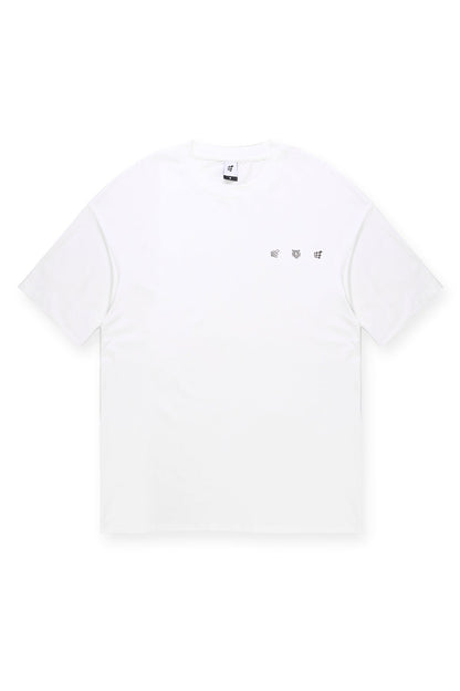 Vintage Oversized T-Shirt - Ring of Fire White