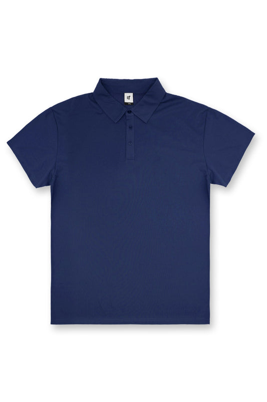 Fast-Dry Polo T-Shirt - Navy