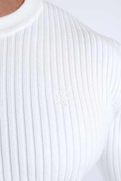 Classic Henley Sweater - Cream