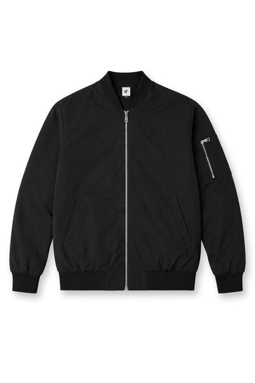 Northbound Water Resistant Bomber Jacket - Black
