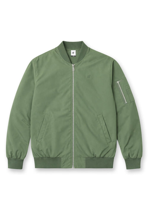 Northbound Water Resistant Bomber Jacket - Olive