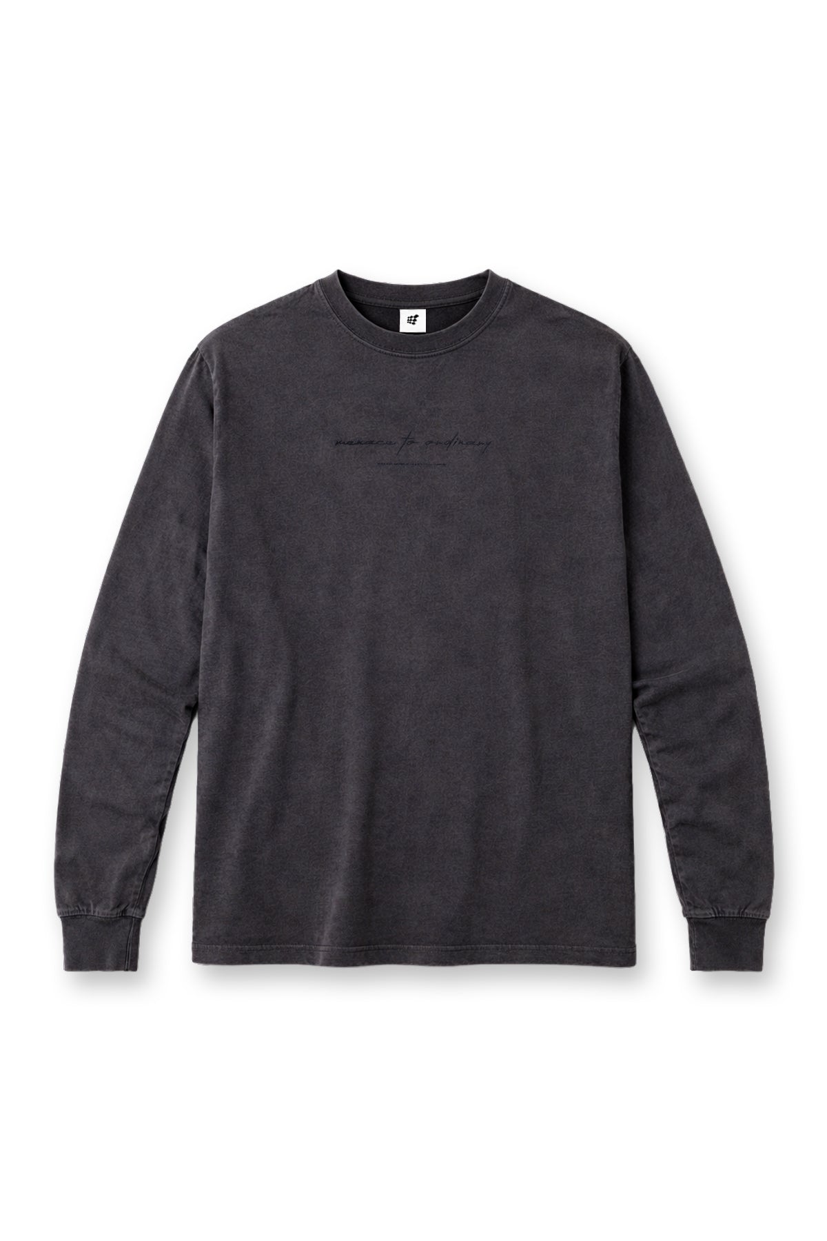Vintage Wash Long Sleeve T-Shirt - Black