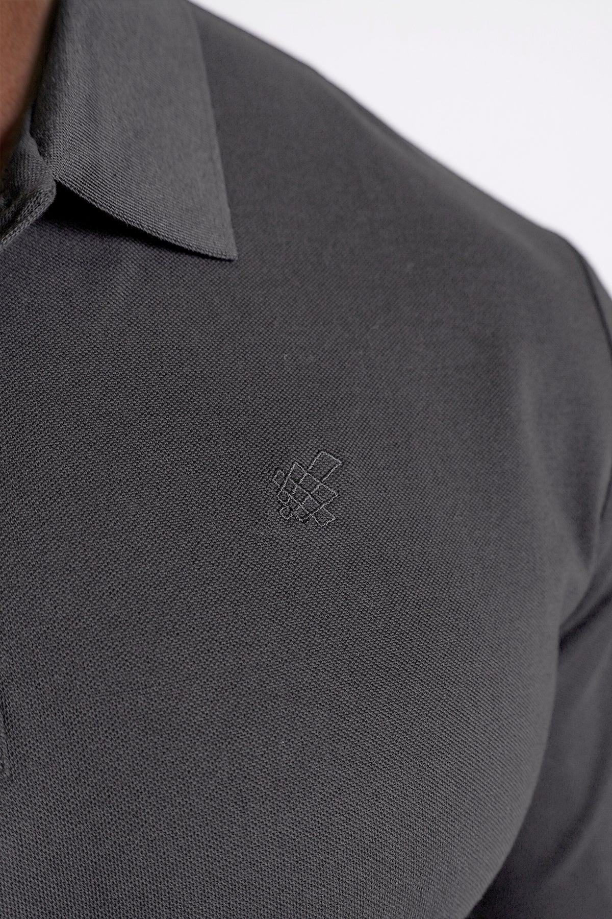 Polo Button-Up Longsleeve - Cool Olive