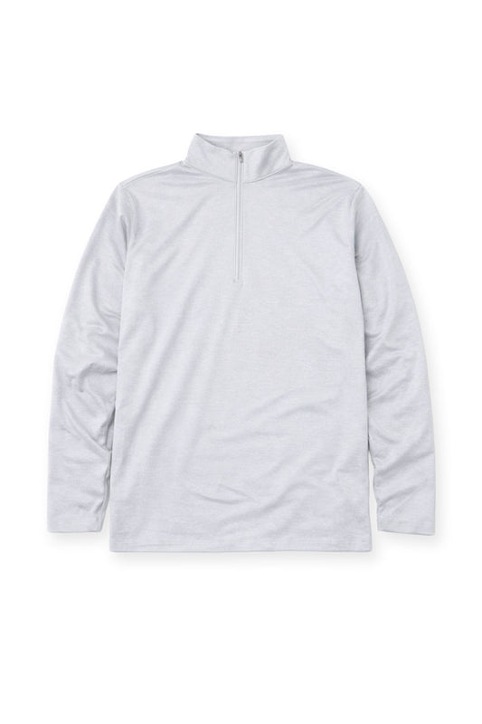 Quarter-Zip Training Long Sleeve - Heather Gray